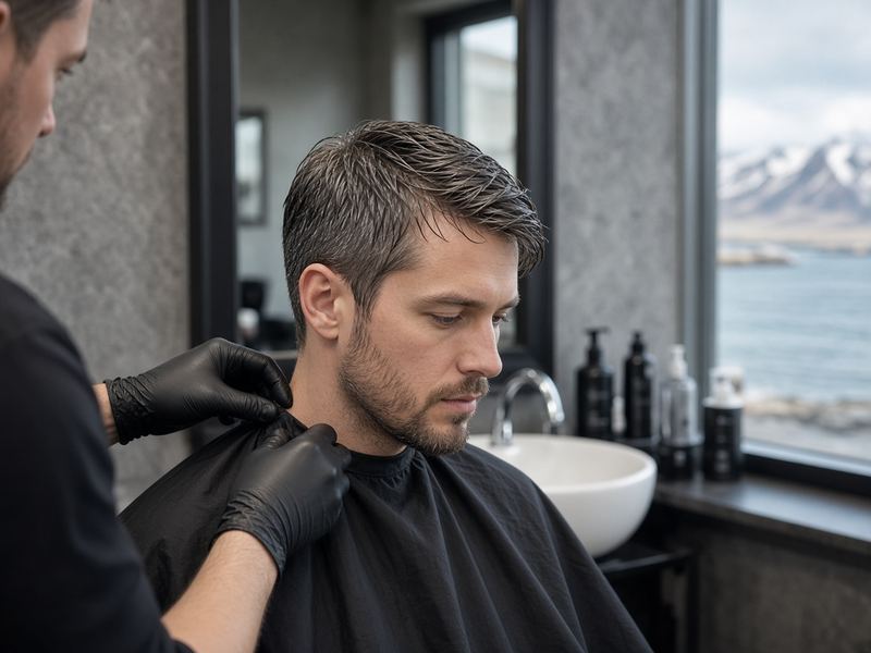 Colour rinse at Barbershop Keenwharf