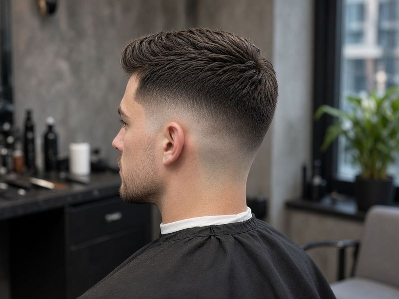 Skin fade at Barbershop Keenwharf